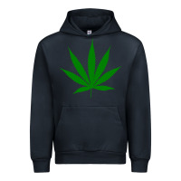 Navy Weed Urban Hoodie - SnappyArt