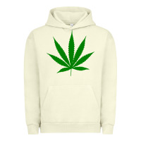 Pigment Pistachio Weed Urban Hoodie - SnappyArt