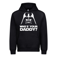 Black darth vader who's your daddy Urban Hoodie - SnappyArt