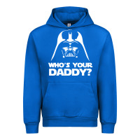 Cobalt darth vader who's your daddy Urban Hoodie - SnappyArt