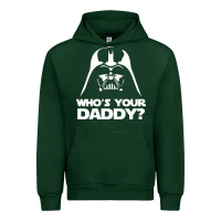 Forest Green darth vader who's your daddy Urban Hoodie - SnappyArt