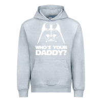 Heather Grey darth vader who's your daddy Urban Hoodie - SnappyArt