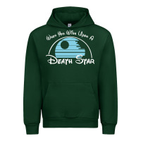 Forest Green when you wish upon a death star Urban Hoodie - SnappyArt