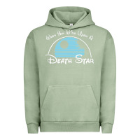 Pigment Oil Green when you wish upon a death star Urban Hoodie - SnappyArt