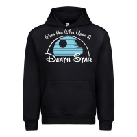 Black when you wish upon a death star Urban Hoodie - SnappyArt