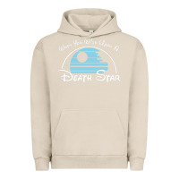 Pigment French Oak when you wish upon a death star Urban Hoodie - SnappyArt