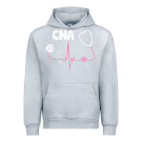 Heather Grey cna nurse t shirt Urban Hoodie - SnappyArt