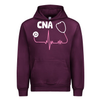 Mauve Wine cna nurse t shirt Urban Hoodie - SnappyArt