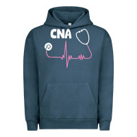 Pigment Midnight Navy cna nurse t shirt Urban Hoodie - SnappyArt