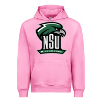 Fuchsia Pink northeastern state riverhawks Urban Hoodie - SnappyArt
