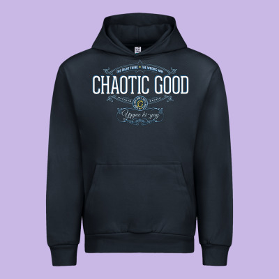 Chaotic Good Essential  Copy Urban Hoodie Designed By Snappyart