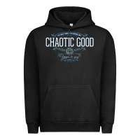 Pigment Black Chaotic Good Essential  Copy Urban Hoodie - SnappyArt