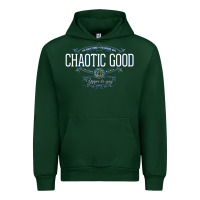 Forest Green Chaotic Good Essential  Copy Urban Hoodie - SnappyArt