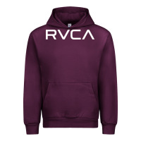 Mauve Wine R V C A Urban Hoodie - SnappyArt