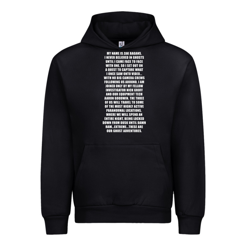 My Name Is Zak Bagans - Ghost Adventures Urban Hoodie by SnappyArt | Teevron
