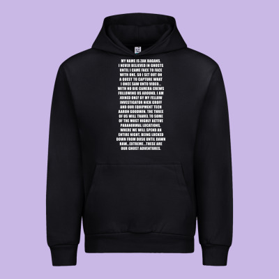 My Name Is Zak Bagans - Ghost Adventures Urban Hoodie Designed By Snappyart
