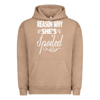 Pigment Burro the reason she is spoiled couples matching set valentines t shirt Urban Hoodie - SnappyArt