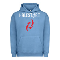 Pigment Pebble Blue halestorm black Urban Hoodie - SnappyArt