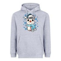 Heather Grey snowman coffee cup Heavyweight Hoodie - JahusDesignShop