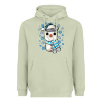 Matcha snowman coffee cup Heavyweight Hoodie - JahusDesignShop