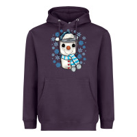 Plum snowman coffee cup Heavyweight Hoodie - JahusDesignShop