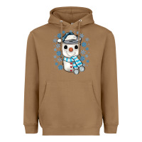 Toasted Coconut snowman coffee cup Heavyweight Hoodie - JahusDesignShop
