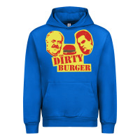 Cobalt Dirty Burger Urban Hoodie - SnappyArt