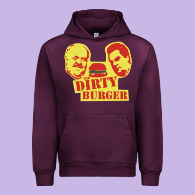Dirty Burger Urban Hoodie Designed By Snappyart