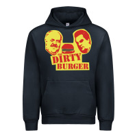 Navy Dirty Burger Urban Hoodie - SnappyArt