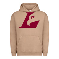 Pigment Burro UW-La Crosse maroon Urban Hoodie - SnappyArt