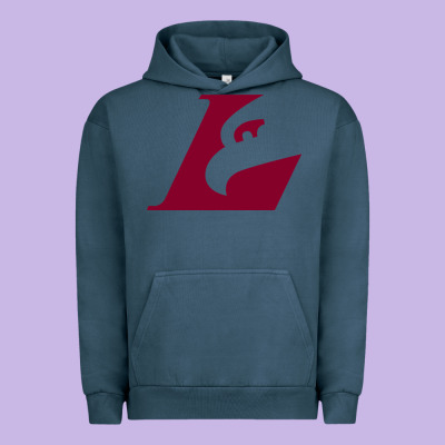 Uw-la Crosse Maroon Urban Hoodie Designed By Snappyart