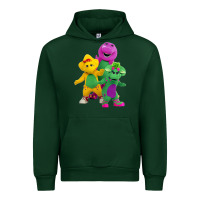 Forest Green new 755 barney and friends cute Urban Hoodie - SnappyArt