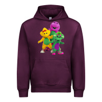 Mauve Wine new 755 barney and friends cute Urban Hoodie - SnappyArt