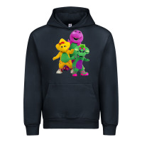 Navy new 755 barney and friends cute Urban Hoodie - SnappyArt