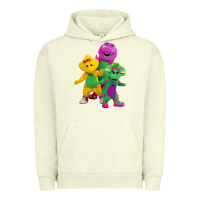 Pigment Pistachio new 755 barney and friends cute Urban Hoodie - SnappyArt