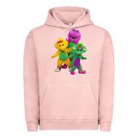 Pigment Salmon new 755 barney and friends cute Urban Hoodie - SnappyArt