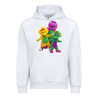 White new 755 barney and friends cute Urban Hoodie - SnappyArt