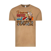 Vintage Camel I Run On Coffee And Soccer Frappe Vintage Tee - FaDigitalArtStudio