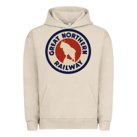 Pigment French Oak Great Northern Railroad Urban Hoodie - SnappyArt
