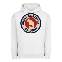 Pigment Lunar Rock Great Northern Railroad Urban Hoodie - SnappyArt