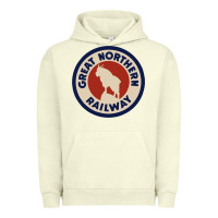 Pigment Pistachio Great Northern Railroad Urban Hoodie - SnappyArt