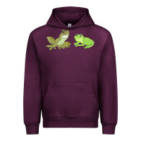 Mauve Wine The Princess and the Frog Tiana and Naveen Art Urban Hoodie - SnappyArt