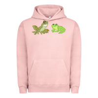 Pigment Salmon The Princess and the Frog Tiana and Naveen Art Urban Hoodie - SnappyArt