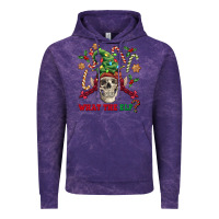 Cloud Purple what the elf skull Vintage Hoodie - FaDigitalArtStudio