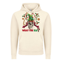 Vintage Artic what the elf skull Vintage Hoodie - FaDigitalArtStudio