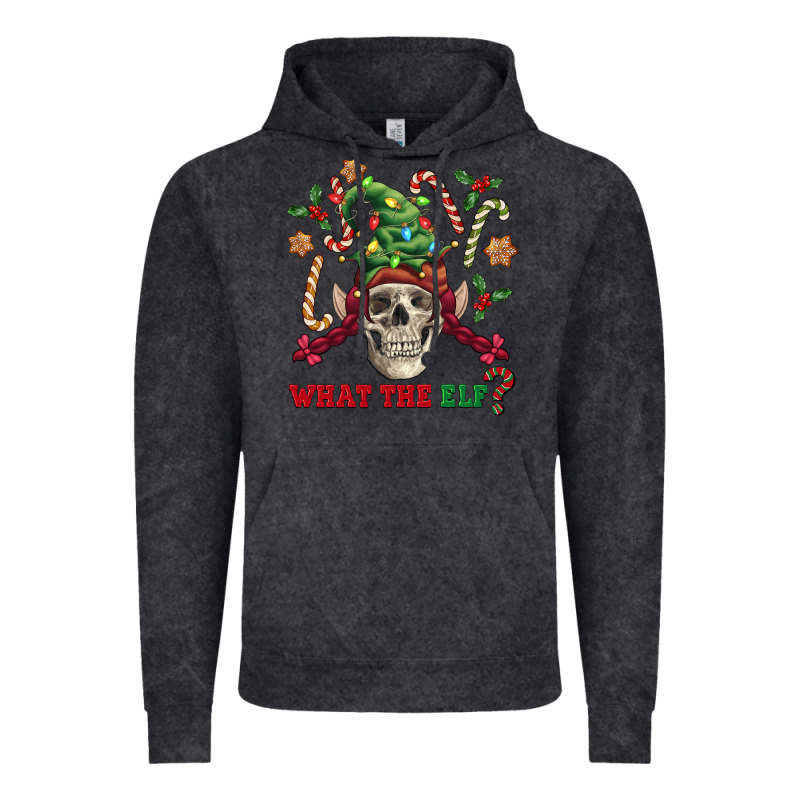 What The Elf Skull Vintage Hoodie by FaDigitalArtStudio | Teevron