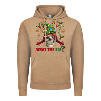 Vintage Coffee what the elf skull Vintage Hoodie - FaDigitalArtStudio