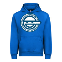 Cobalt Laughing Man GHOST IN THE SHELL Classic Urban Hoodie - SnappyArt