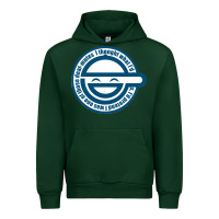 Forest Green Laughing Man GHOST IN THE SHELL Classic Urban Hoodie - SnappyArt