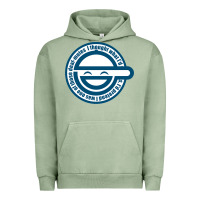 Pigment Oil Green Laughing Man GHOST IN THE SHELL Classic Urban Hoodie - SnappyArt
